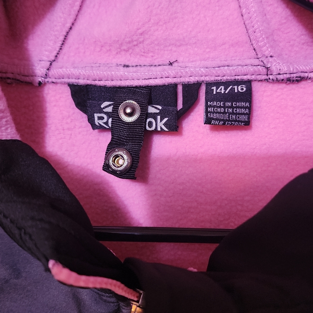 Reebok Black and Pink Jacket - Picture 3 of 5